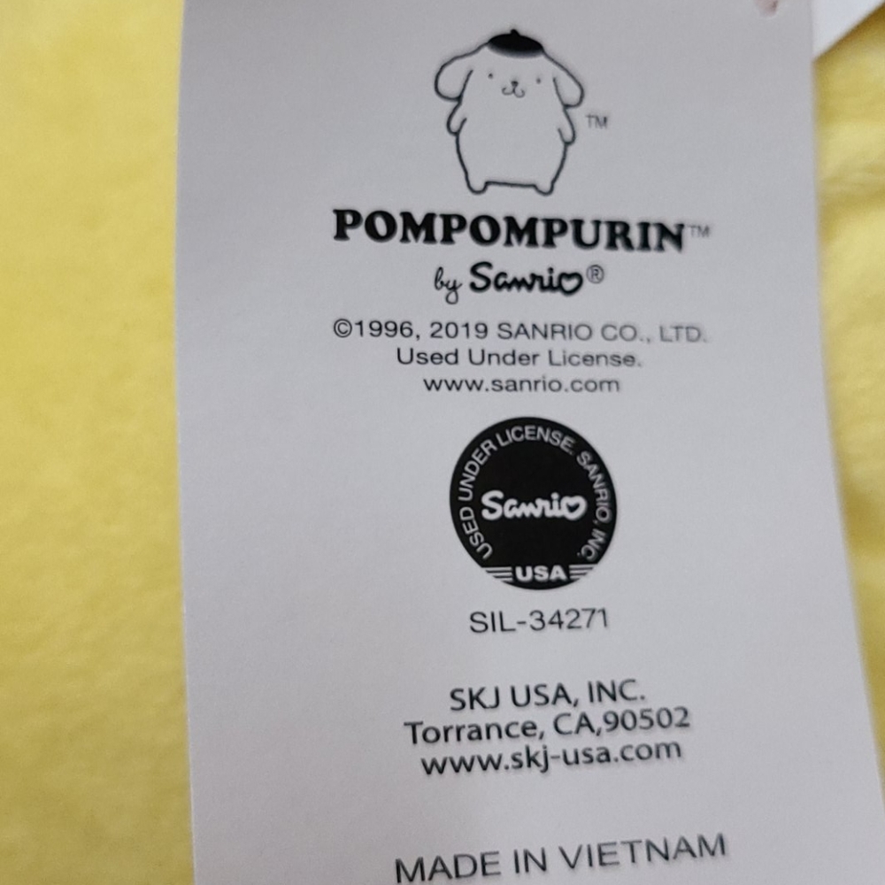 NWT Sanrio Pompompurin Dog Heart Plush - Picture 4 of 5